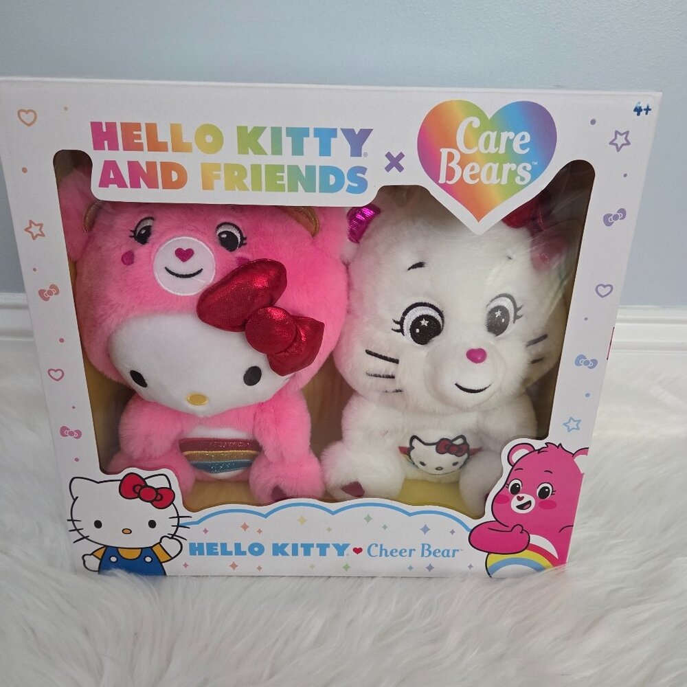 Hello Kitty x Care Bears Plush Boxed Set